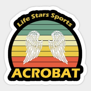 Sport Acrobat Sticker